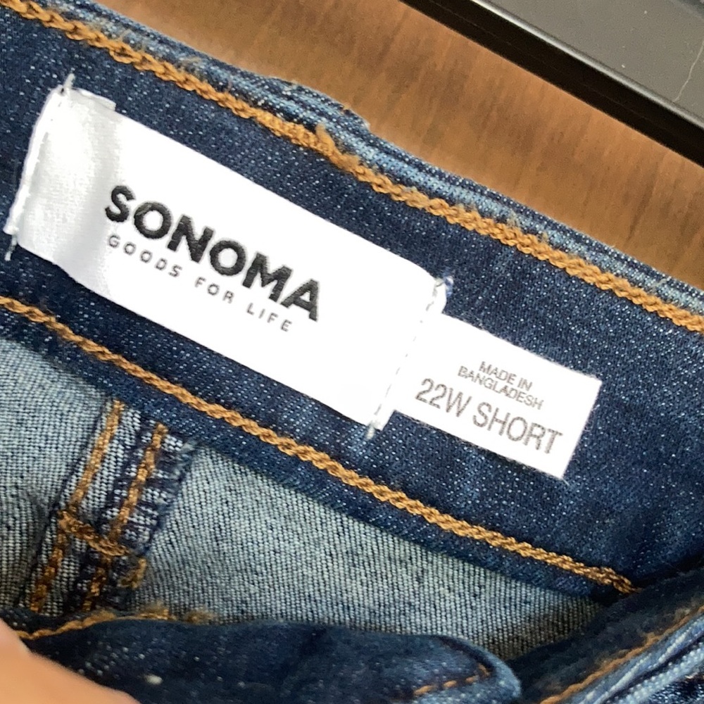 Sonoma jean midrise bootcut breathable stretch fabric jean size 22W Short - Picture 12 of 16